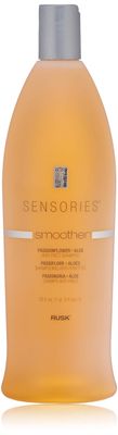 RUSK Sensories Smoother Passionflower and Aloe Smoothing Shampoo, Anti-Frizz Formula With Aloe Helps Smooth and Emollients Restore Moisture Balance, 35 fl. oz.