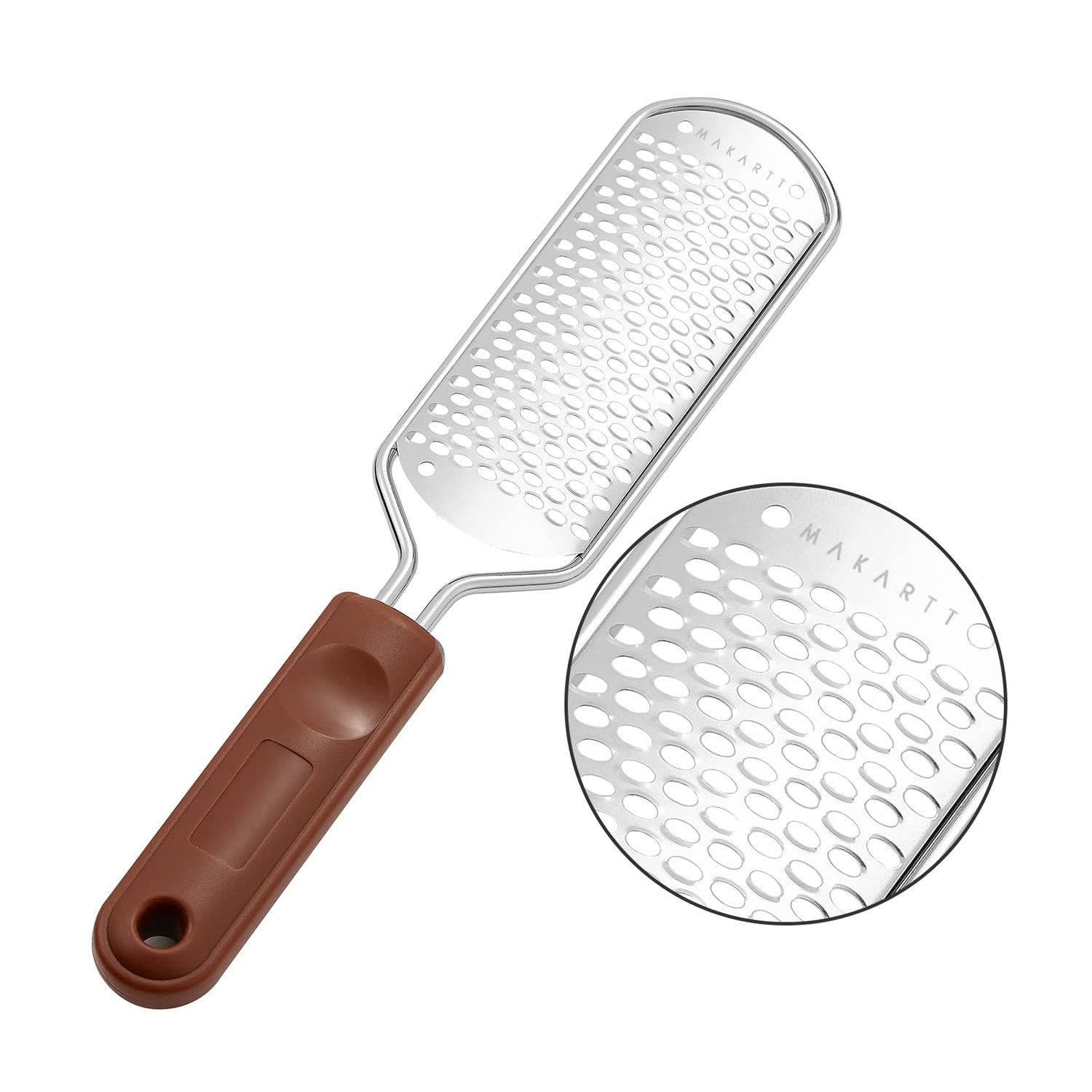 Makartt Foot File: Colossal Foot Scrubber Metal Foot Spa Pedicure Tools Callus Remover for Feet Dead Skin Care Removers Scraper Professional Rasp Callus Shaver Removal
