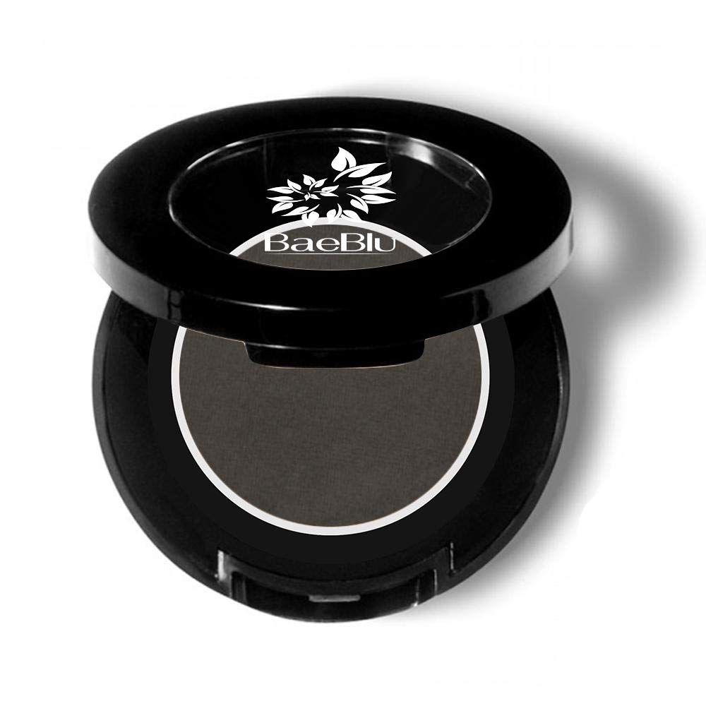 BaeBlu Eyebrow Powder, Organic Vegan 100% Natural, Fill-in Smudge Proof Brow Tint, Made in USA, Charcoal