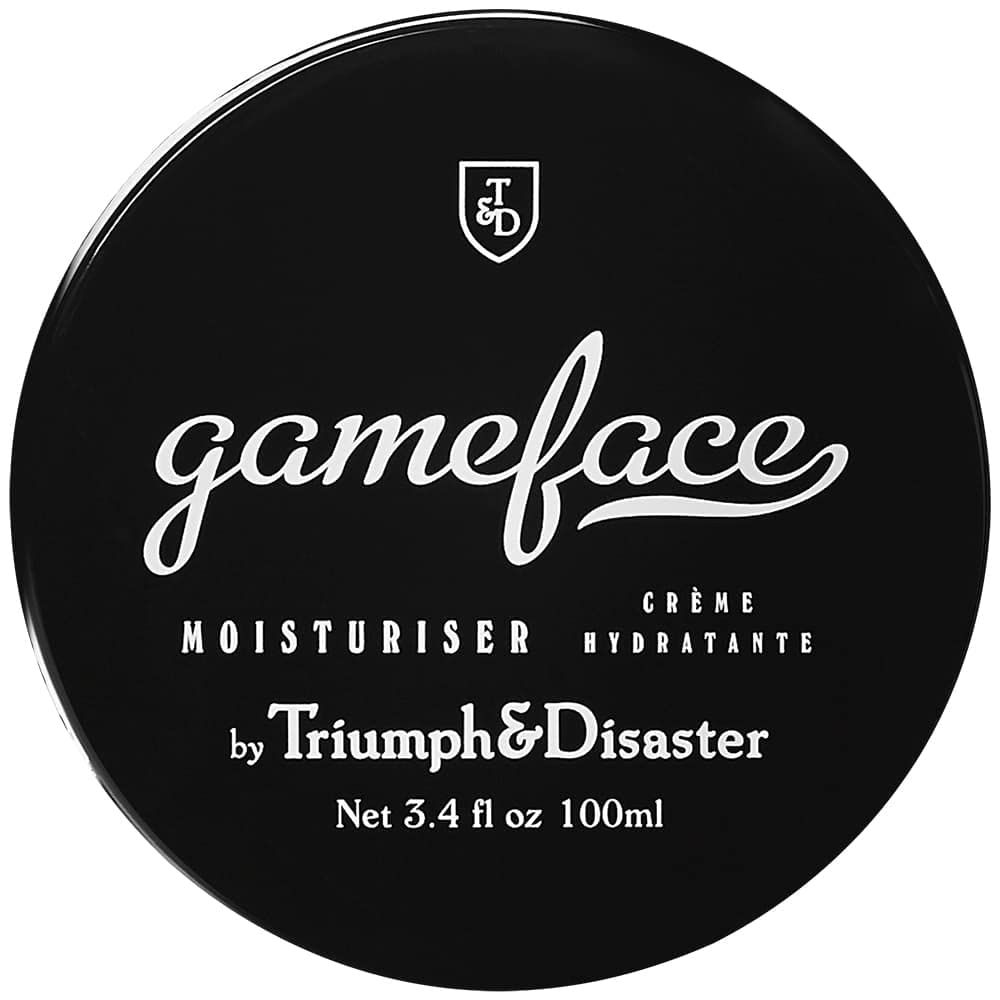 TRIUMPH &amp; DISASTER | Gameface Moisturiser Jar | Hydrating Facial Moisturizer - Lightweight, Non-Greasy Facial Lotion for Men, 3.4 oz