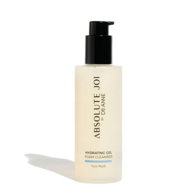 AbsoluteJOI Gentle Foaming Hydrating Facial Cleanser with Glycerin. Soap-Free Face Wash, pH-Balanced and Fragrance Free for All Skin Types. 200ml Bottle