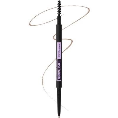 Maybelline Express Brow Ultra Slim Eyebrow Makeup, Brow Pencil with Precision Tip and Spoolie for Defined Eyebrows, Blonde, 1 Count