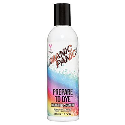 Manic Panic Prepare to DYE Clarifying Shampoo - Cruelty &amp; Sulfate Free Shampoo for Women &amp; Men - Prepare, Cleanse &amp; Protect Hair (8oz)