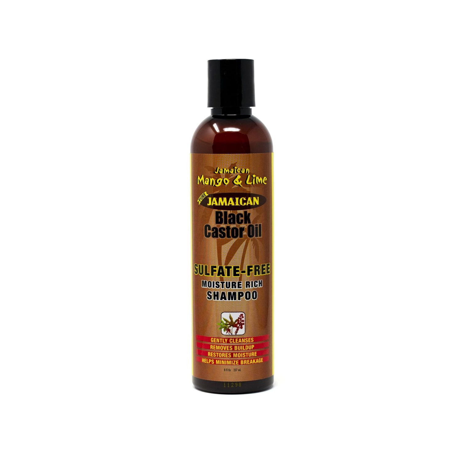 Jam. Mango &amp; Lime Black Castor Oil Shampoo Sulfate-Free 8oz by Jamican Mango