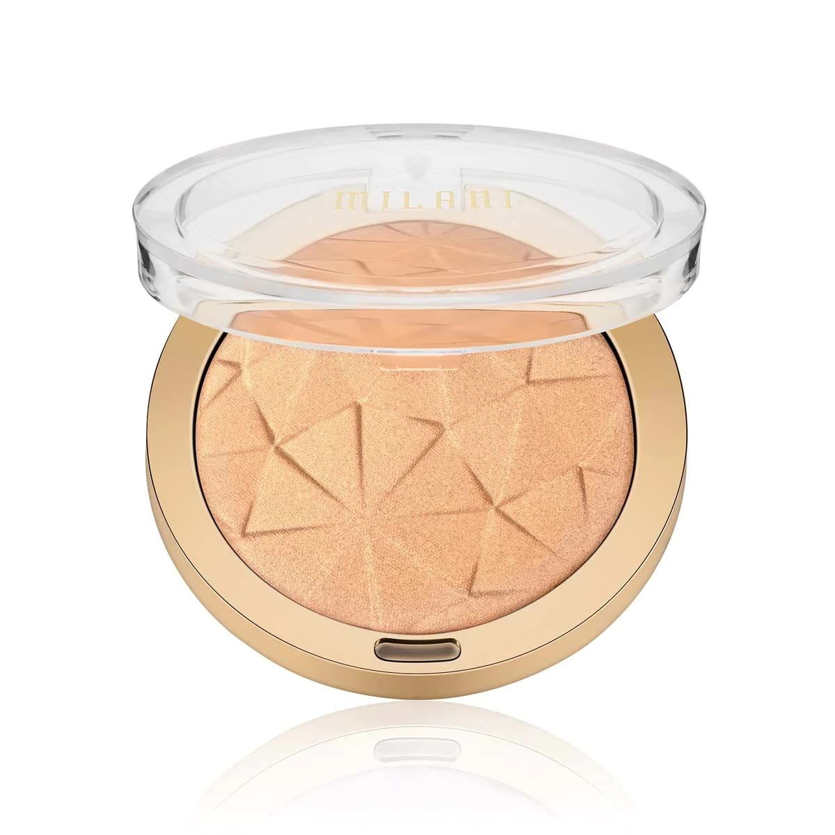 Milani Hypnotic Lights Powder Highlighter - Flashing Light (0.3 Ounce) Vegan, Cruelty-Free Face Powder that Contours &amp; Highlights for a Glowing Finish