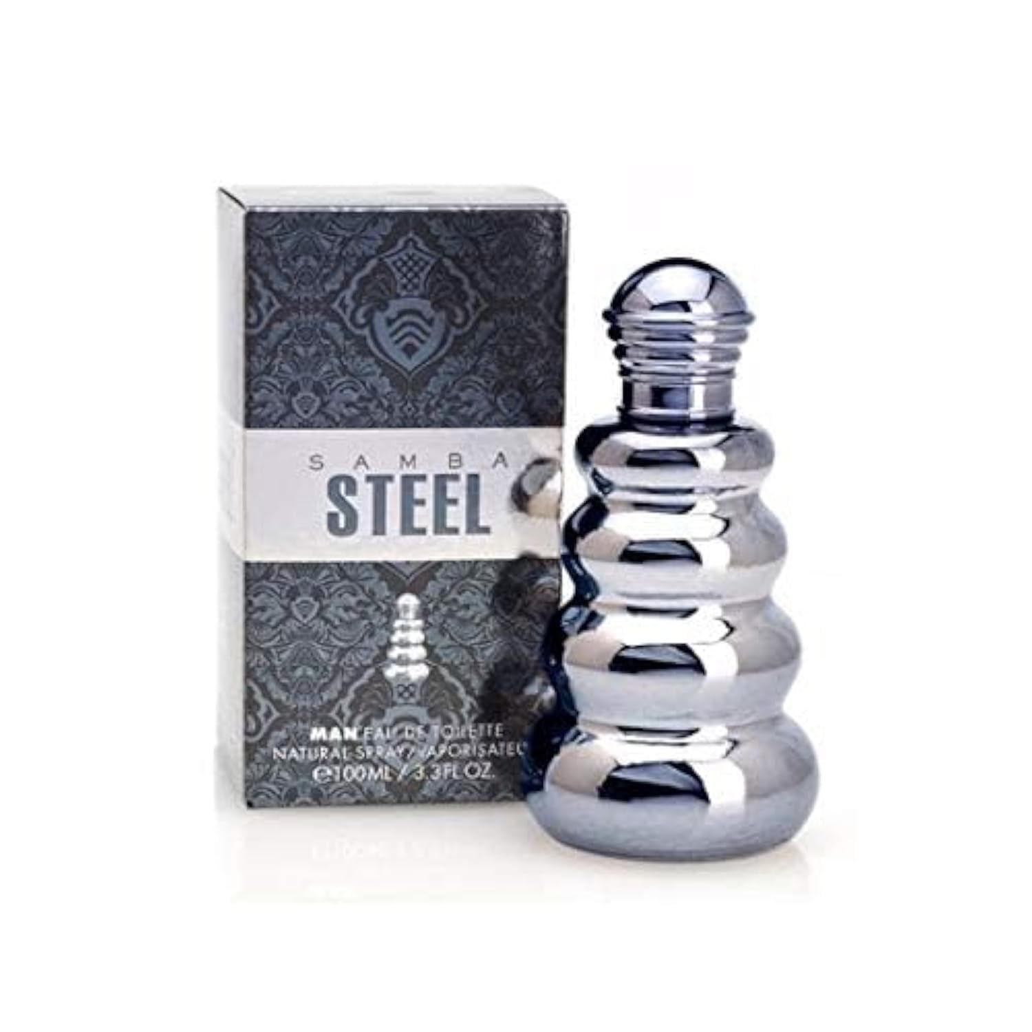 Samba Steel Eau de Toilette for Men 3.3 fl. oz. (100ml)