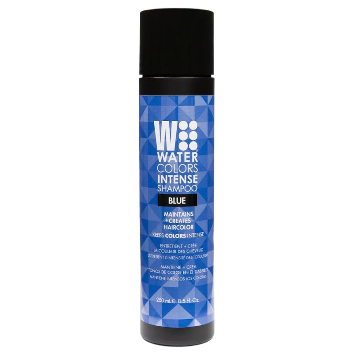 Watercolors INTENSE Semi Permanet Color Depositing Shampoo. Sulfate &amp; Paraben Free to Maintain &amp; Enhance Hair Color 8 fl oz - BLUE