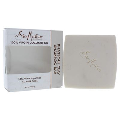 100% Virgin Coconut Oil Clay Shampoo Bar, 4.5 Ounce (Pack of 1)