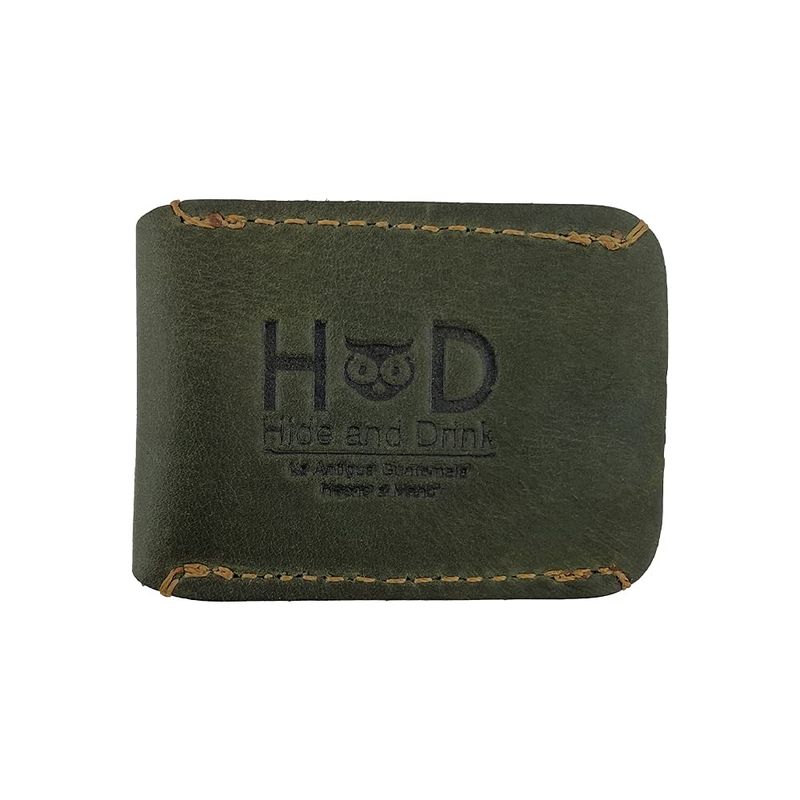Hide &amp; Drink, Leather Double Edge Safety Razor Head Protective Sheath, Shaving Travel Cover Handmade (Dark Jade)