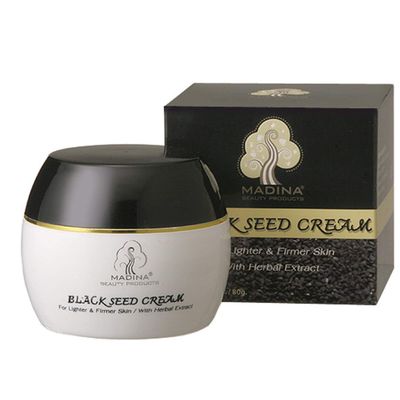 madina Duplicate of hs85469 black seed facial cream/lighter, firmer skin/contains black seed oil and herbal extracts. -2 pack- by madina, 2.4 Pound