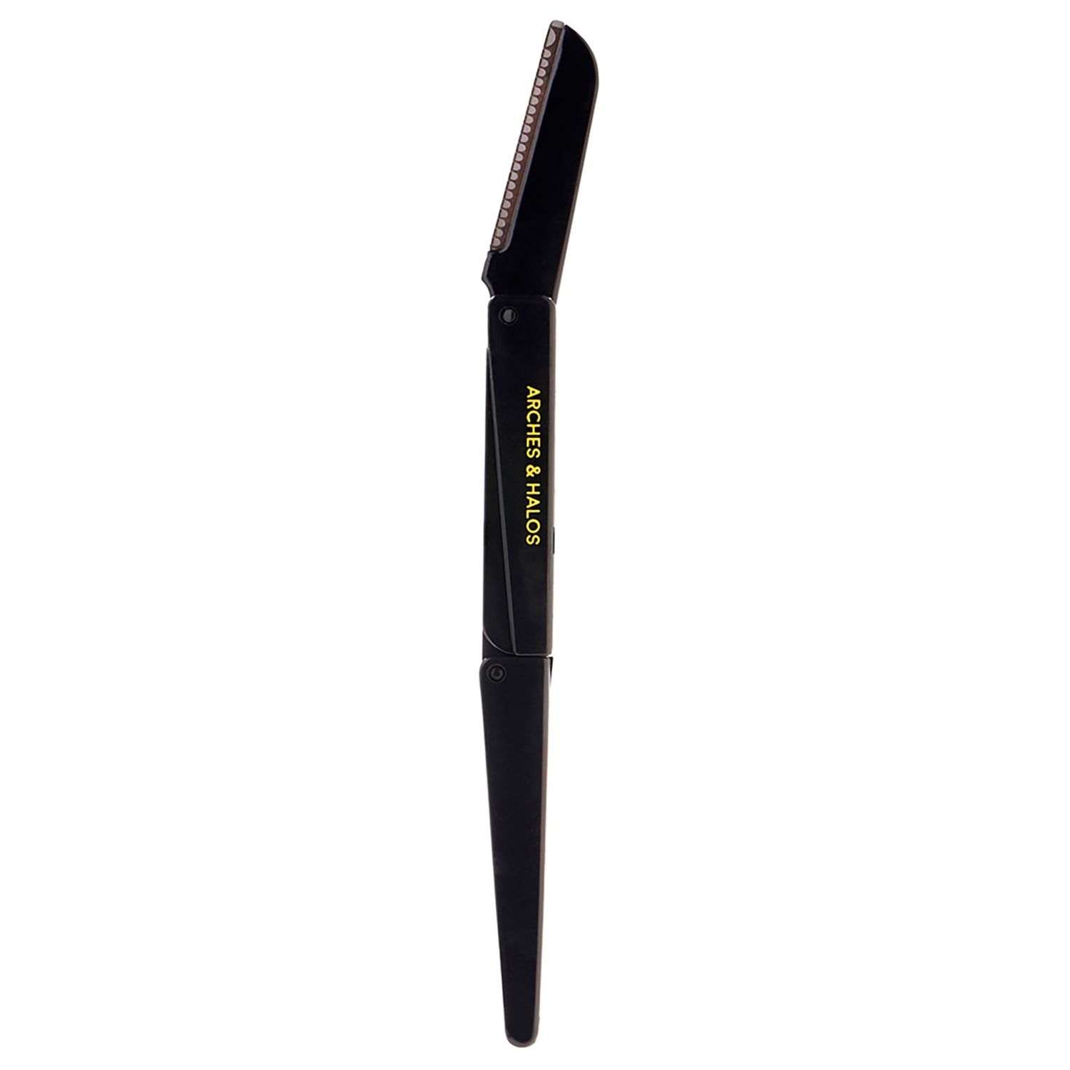 Arches &amp; Halos Two Pack Tri-Fold Brow Razor - For Women - Remove Unwanted Hair and Precisely Shape Brows - Soften Skin Without Irritation - Dermatologist Tested - 2 pc
