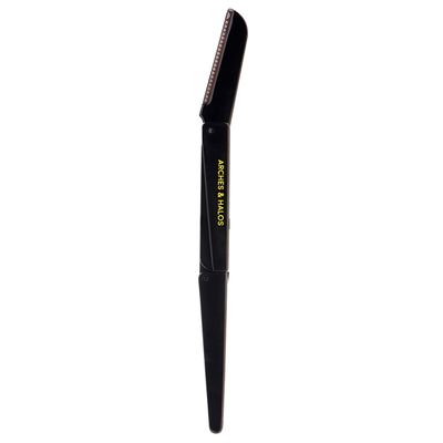 Arches &amp; Halos Two Pack Tri-Fold Brow Razor - For Women - Remove Unwanted Hair and Precisely Shape Brows - Soften Skin Without Irritation - Dermatologist Tested - 2 pc