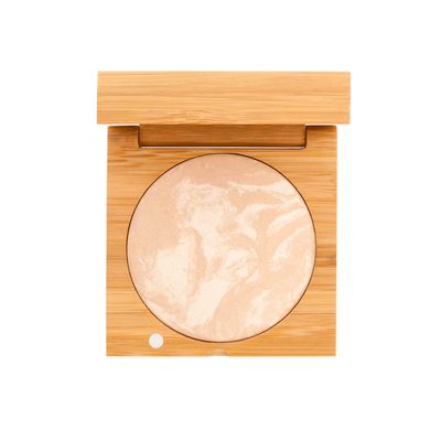 Antonym Cosmetics Baked Foundation Face Powder Makeup Natural Looking Glowing Skin Wrinkle Defying Minimize Fine Lines &amp; Pores Mattifying Sun Kissed Tan Contour Medium Coverage 3.9oz (Light)