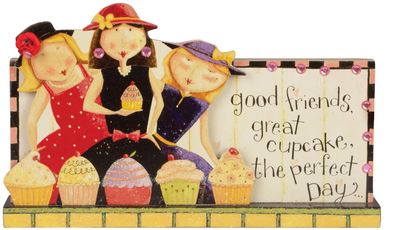 Carson Home Accents 19831 Good Friends Dan Dipole Message Bar, 8.75-Inch by 5.5-Inch