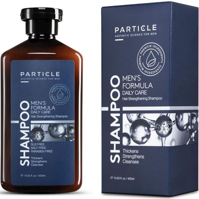 Particle Hair Growth Shampoo for Men (13.52 Oz) - for Thickening, Strengthening &amp; Cleansing Hair - Sulfate Free &amp; Paraben Free Hair Loss Shampoo for Men (1 Pack, 13.52 Oz)