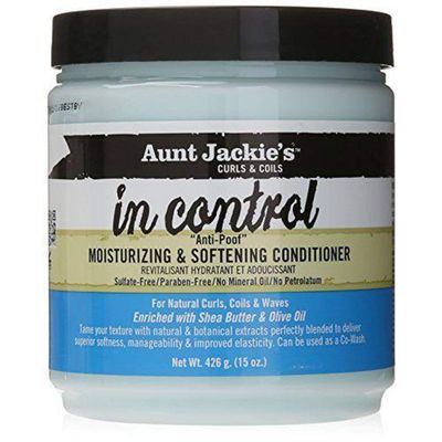 Aunt Jackie&#39;s in control 15oz - &quot;Anti-Poof&quot; Moisturizing &amp; Softening Conditioner