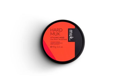 Muk Haircare Styling Mud - Hard Hold, Low Sheen Finish Hair Product for Men - 3.4oz