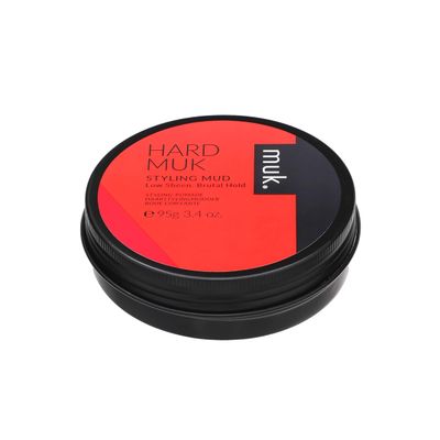 Muk Haircare Styling Mud - Hard Hold, Low Sheen Finish Hair Product for Men - 3.4oz