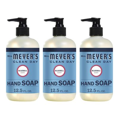 Mrs. Meyer&#39;s Clean Day Liquid Hand Soap, Bluebell, 12.5 Fl Oz (Pack of 3)