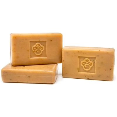 sibu Sea Buckthorn Soap, Cleansing Face &amp; Body Bar with Citrus Scent (3-Pack) - Moisturizes Skin, Reduces Redness and Blemishes, and Calms Sensitive Skin
