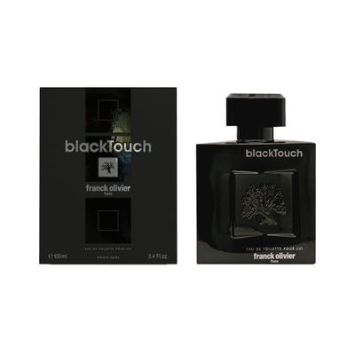 Frank Olivier Black Touch for Men Eau De Toilette Spray, 3.3 Ounce