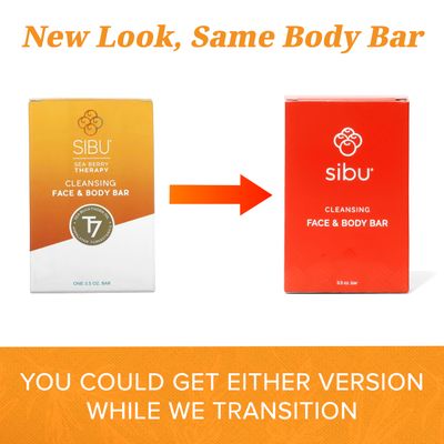sibu Sea Buckthorn Soap, Cleansing Face & Body Bar with Citrus Scent (3-Pack) - Moisturizes Skin, Reduces Redness and Blemishes, and Calms Sensitive Skin