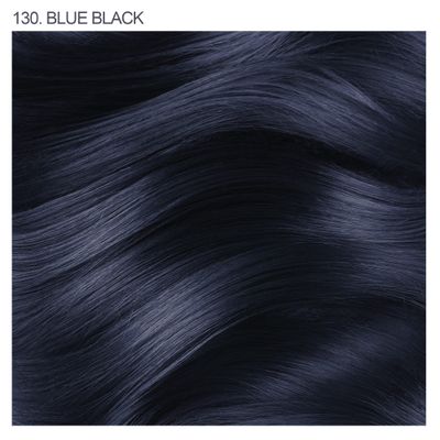 Adore Semi Permanent Hair Color - Vegan and Cruelty-Free Blue Hair Dye - 4 Fl Oz - 130 Blue Black (Pack of 2)