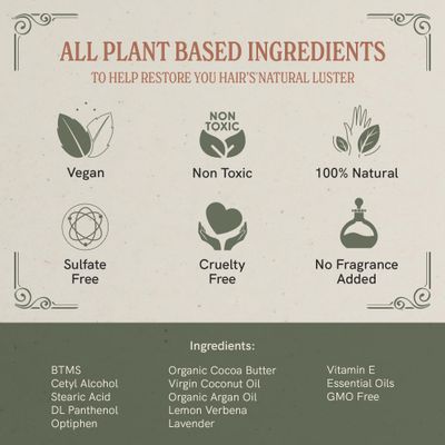 JRLIGGETT'S Hair Conditioner Bar - Organic Dry Bar For Natural Curly Hair - Plant Based Ingredients-Zero Waste, Sulfate &amp; Cruelty-Free - Conditioner - 1.75 Ounces