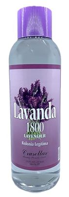 Crusellas Legitima Agua de Kolonia 1800 Lavender (Lavanda) Splash Cologne 33 Fl. Oz.