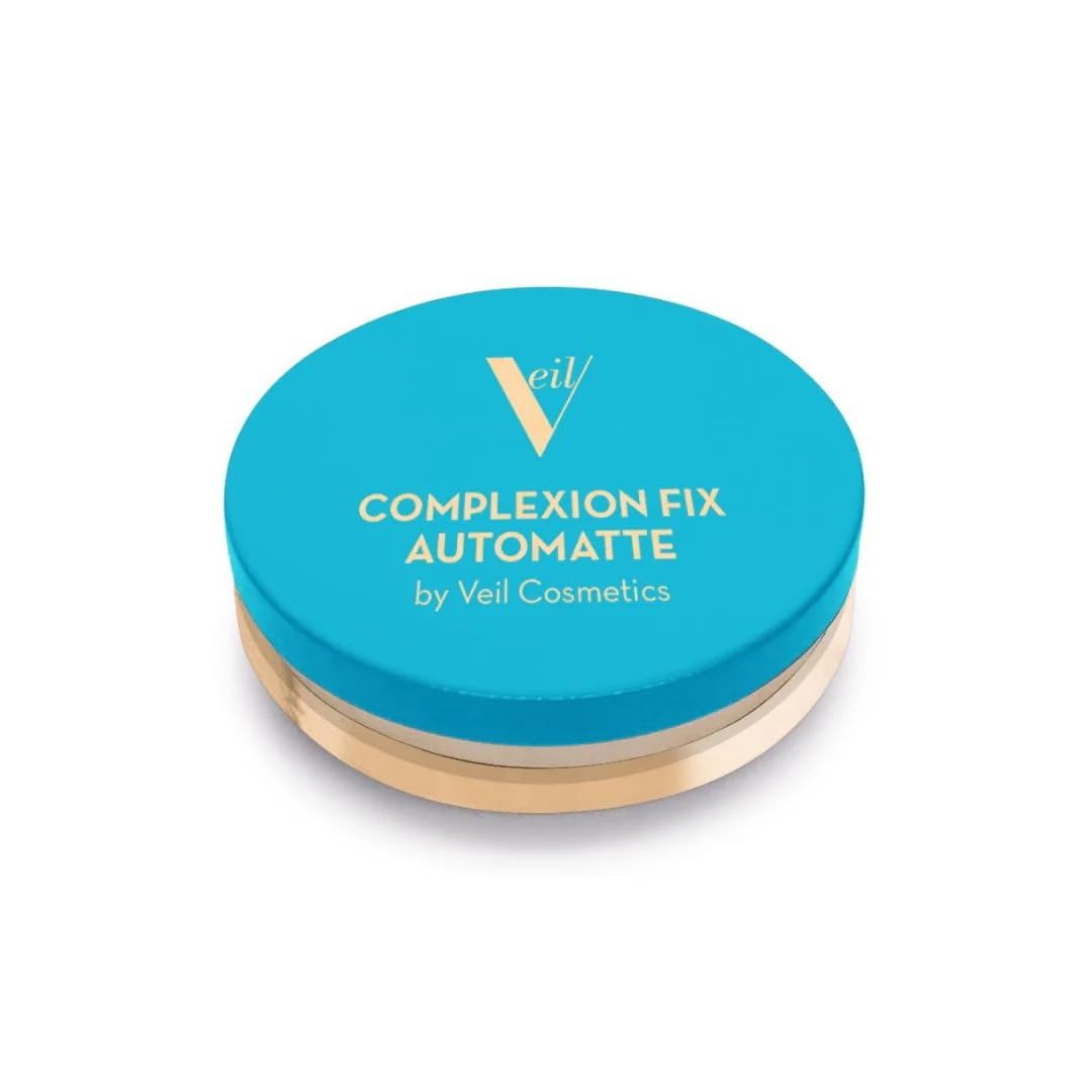 Veil Complexion Fix AutoMatte Mattifying Balm - Anti-Shine Translucent Powderless Makeup - Prime, Set, Mattify, Touch-Up &amp; Remove Oil - Blur Pores &amp; Fine Lines - Smooth Complexion - All Skin Types