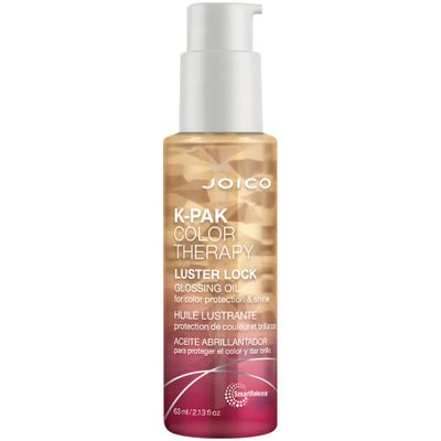Joico K-PAK Color Therapy Luster Lock Glossing Oil | For Color-Treated Hair | For Color-Protection &amp; Shine | Tame Frizz | With Keratin &amp; Argan Oil | 2.13 Fl Oz