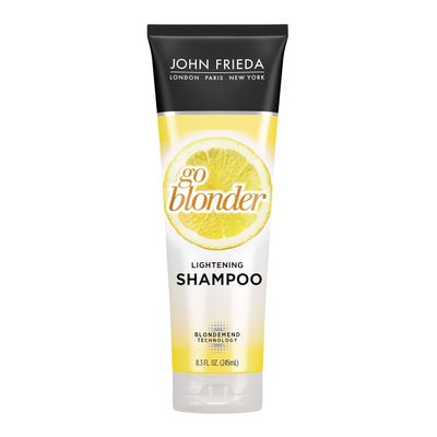 John Frieda Sheer Blonde Go Blonder Shampoo, Gradual Lightening Shampoo, 8.3 oz, with Citrus and Chamomile, featuring our BlondMend Technology 8.3Oz Bottle