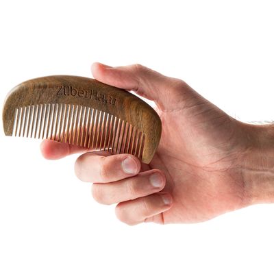 ZilberHaar Beard Comb - 100% Sandalwood - Essential Beard Care Accessory for Men - Hand Made