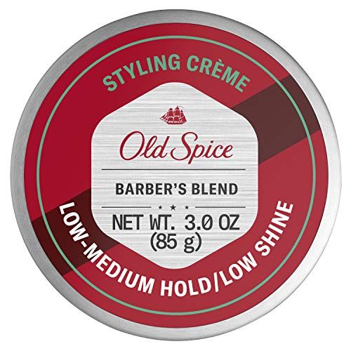 Old Spice Hair Styling Cream for Men, Low-Medium Hold/Low Shine, Barber&#39;s Blend Infused with Aloe, 3 Ounce