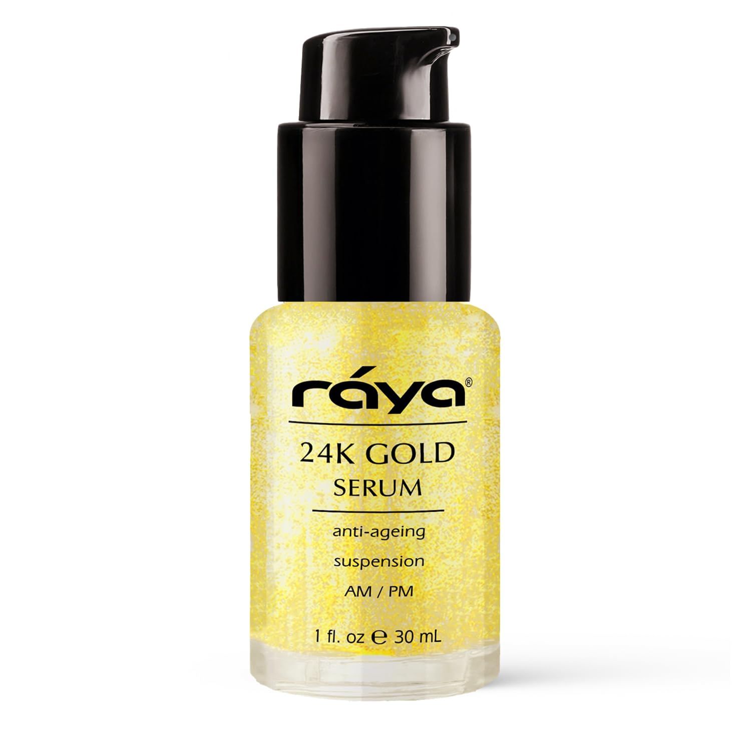 RAYA 24K Gold Anti-Aging Suspension (510) | Anti-Aging Facial Treatment Serum for All Skin Types | Made with Pure 24 Karat Gold | Softens and Helps Reduce Fine Lines and Wrinkles