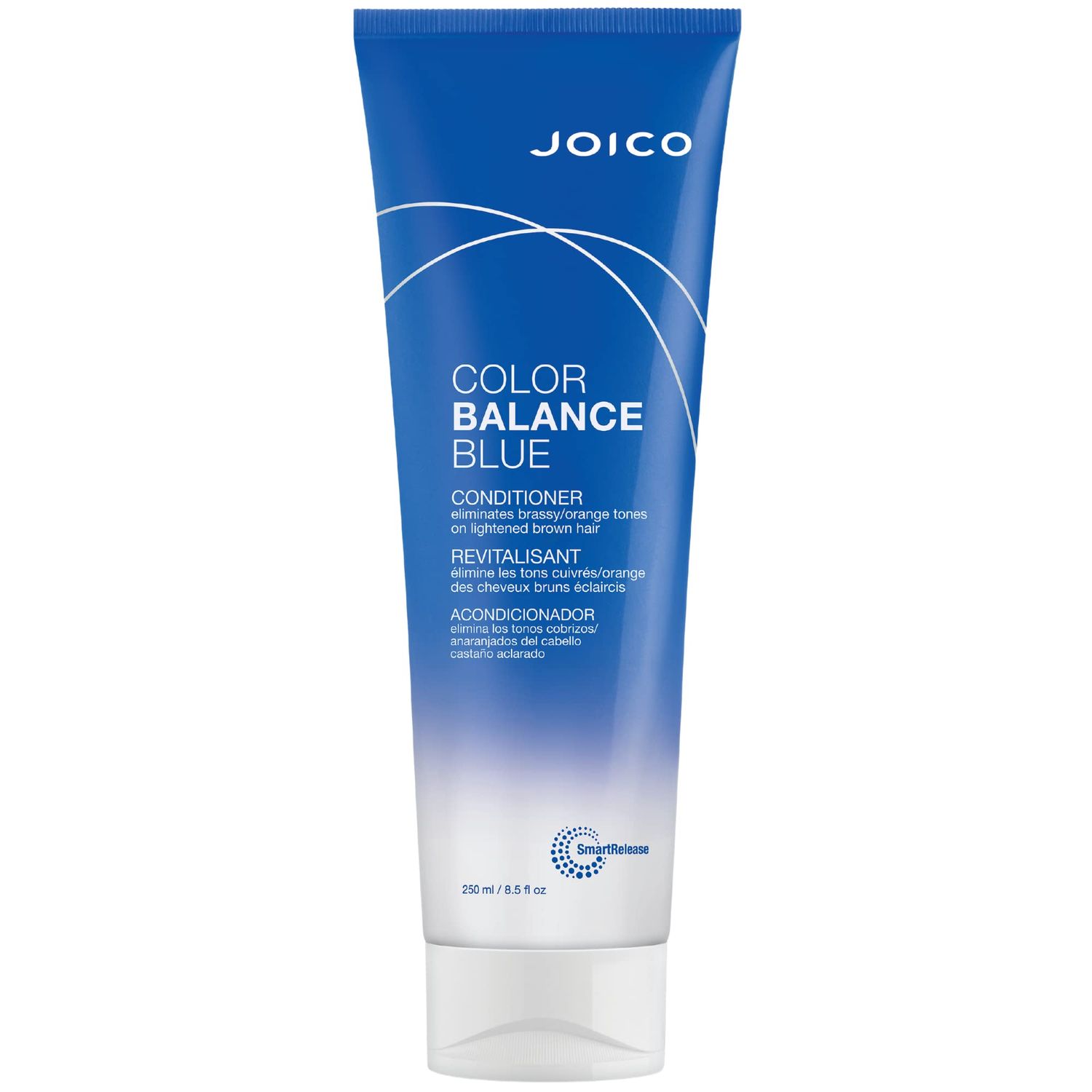 Joico Color Balance Blue Conditioner | For Lightened Brown Hair | Eliminate Brassy Orange Tones | Boost Color Vibrancy &amp; Shine | UV Protection | With Rosehip Oil &amp; Green Tea Extract | 8.5 Fl Oz