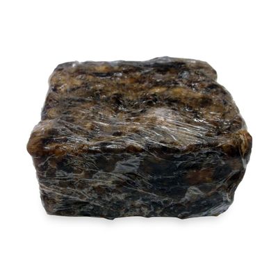 SAAQIN - Raw African Black Soap for All Skin Types, Black Soap Ideal for Acne, Wrinkles, Make-Up Removal, Hair &amp; Body, Natural Glycerin Black African Soap, African Black Soap Bar from Ghana, 5 Lbs