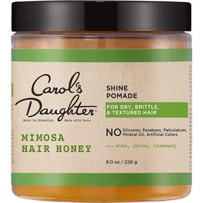 Carol&#39;s Daughter Mimosa Hair Honey Shine Pomade for Textured and Curly Hair - with Shea Butter &amp; Rosemary Oil, 8 fl oz