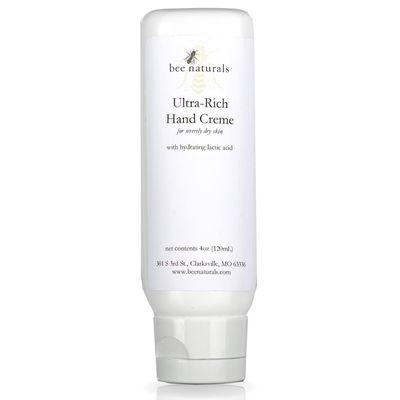 Bee Naturals Ultra-Rich Hand Cream - Transform Dry, Cracked Skin with Intense Hydration &amp; Repair - Coconut &amp; Avocado Oils + Beeswax for Luxuriously Smooth, Soft Hands