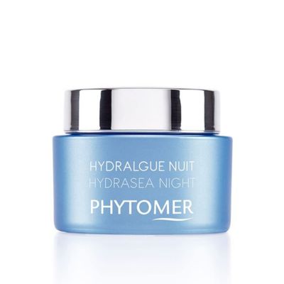 Phytomer Hydrasea Moisturizing Night Cream | Intensely Nourishing Face Moisturizer | Plumps and Hydrates Dry Skin | Anti Aging Overnight Cream | 50ml