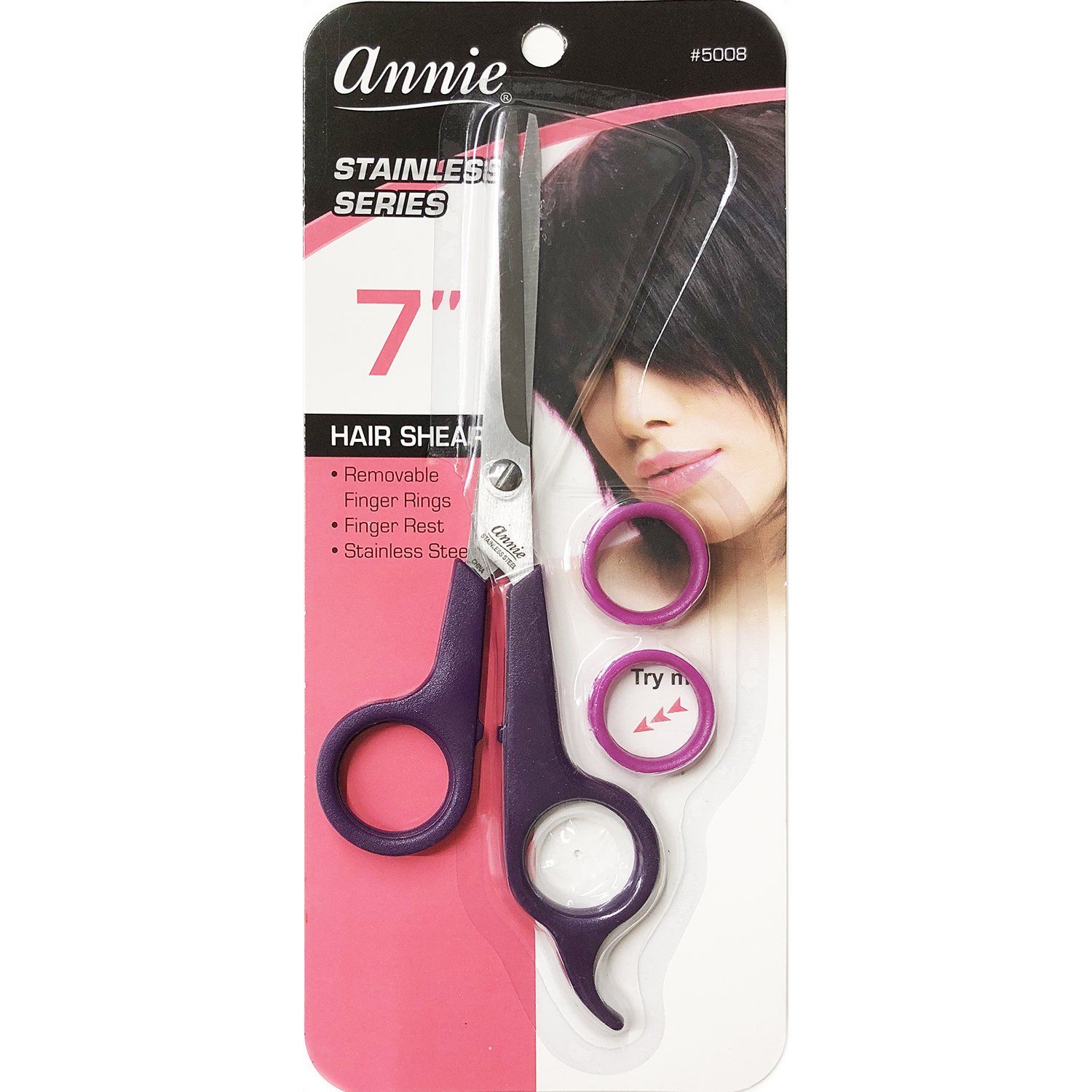 Annie Stainless Hair Shear 7&quot; #5008