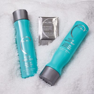 Malibu C Scalp Wellness Conditioner (9 oz) - Scalp Soothing Hair Conditioner with Eucalyptus + Spearmint Oil - Sulfate-Free Moisturizing Dry Scalp Conditioner