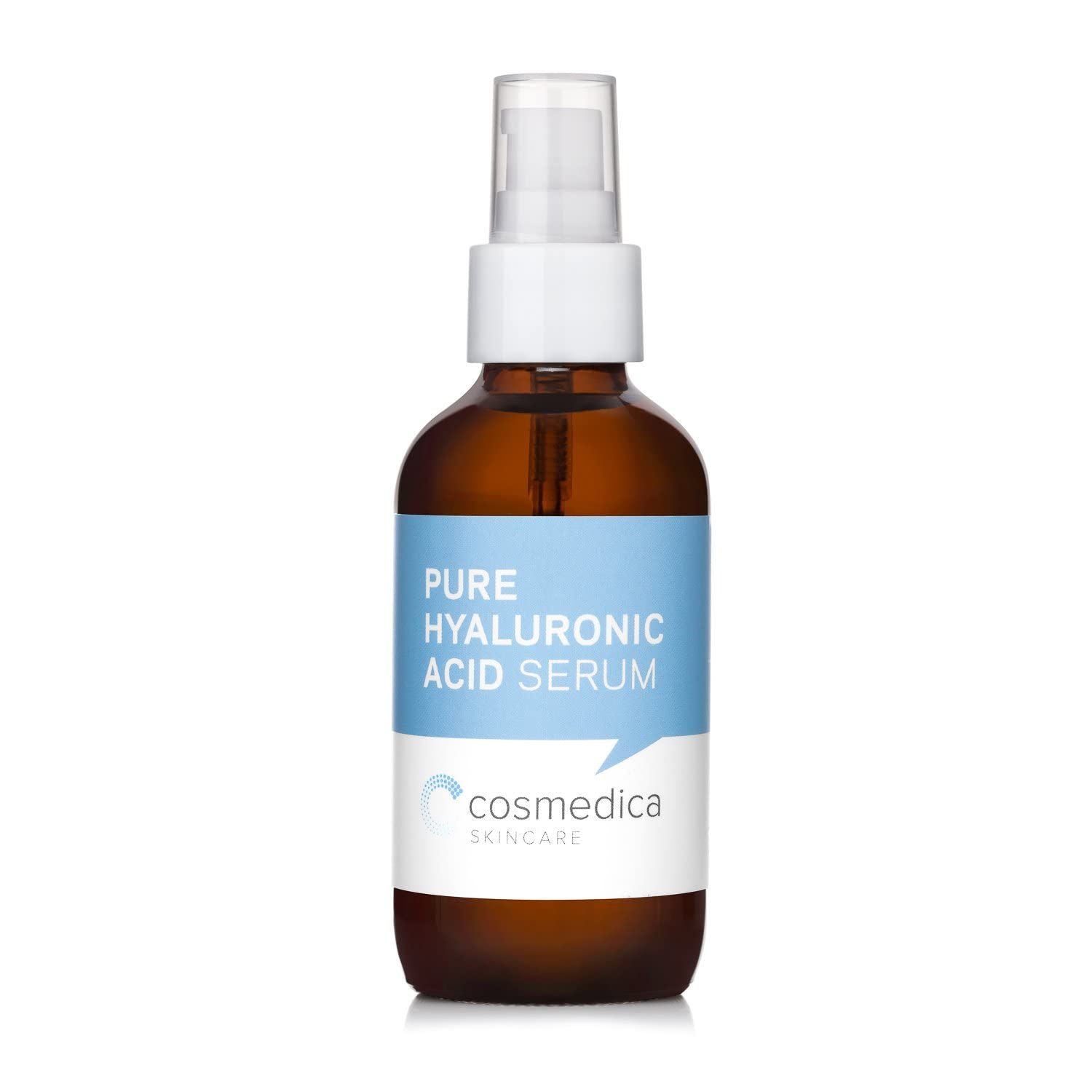 Cosmedica Hyaluronic Acid Serum for Skin - 4 Fl. Oz Hydrating Facial Moisturizer with Anti-Aging Skin Care Properties. Beauty and Skin Care
