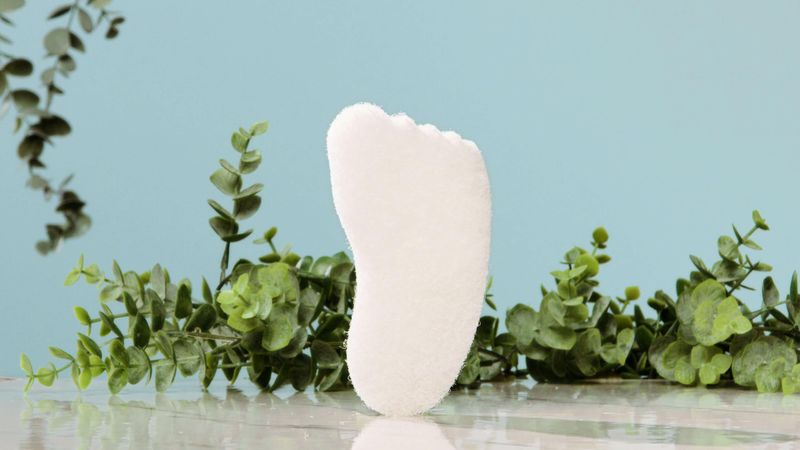 HartFelt Foot Exfoliating Sponge | Chemical-Free Foot Scrubbers for Smooth &amp; Soft Feet | Gentle Sponge Pad for Callus Removal, Dead Skin &amp; Cleansing | Made in USA - 6 Count