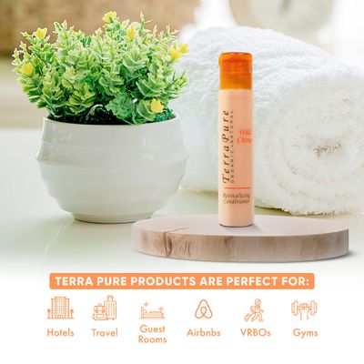 Terra Pure Wild Citrus Conditioner, Travel Size Hotel, 1 oz (Case of 250)