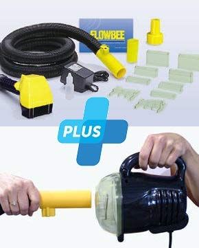 Flowbee Home Haircutting System with Flowbee Super Mini-Vac - Clipper Head/Hose, Vacuum &amp; Accessories Included.