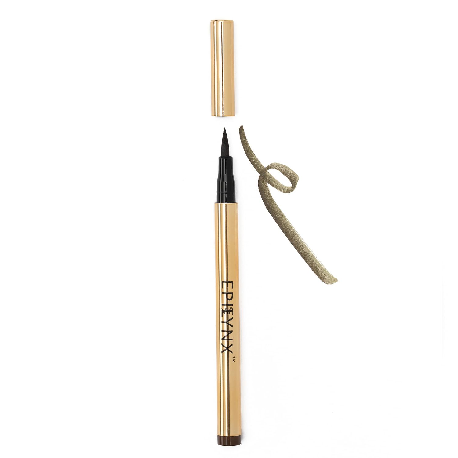 EPILYNX Long Lasting Waterproof Liquid Eyeliner with Precision Tip | Gluten and Allergen Free, Vegan Eyeliner Pencil |2mL| Brown by Dr. Liia