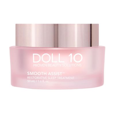 Doll 10 Smooth Assist Restorative Sleep Treatment - Results Overnight - Decreases Redness, Wrinkles &amp; More - Hydrating Treatment (1.6 oz)