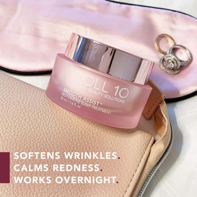 Doll 10 Smooth Assist Restorative Sleep Treatment - Results Overnight - Decreases Redness, Wrinkles &amp; More - Hydrating Treatment (1.6 oz)