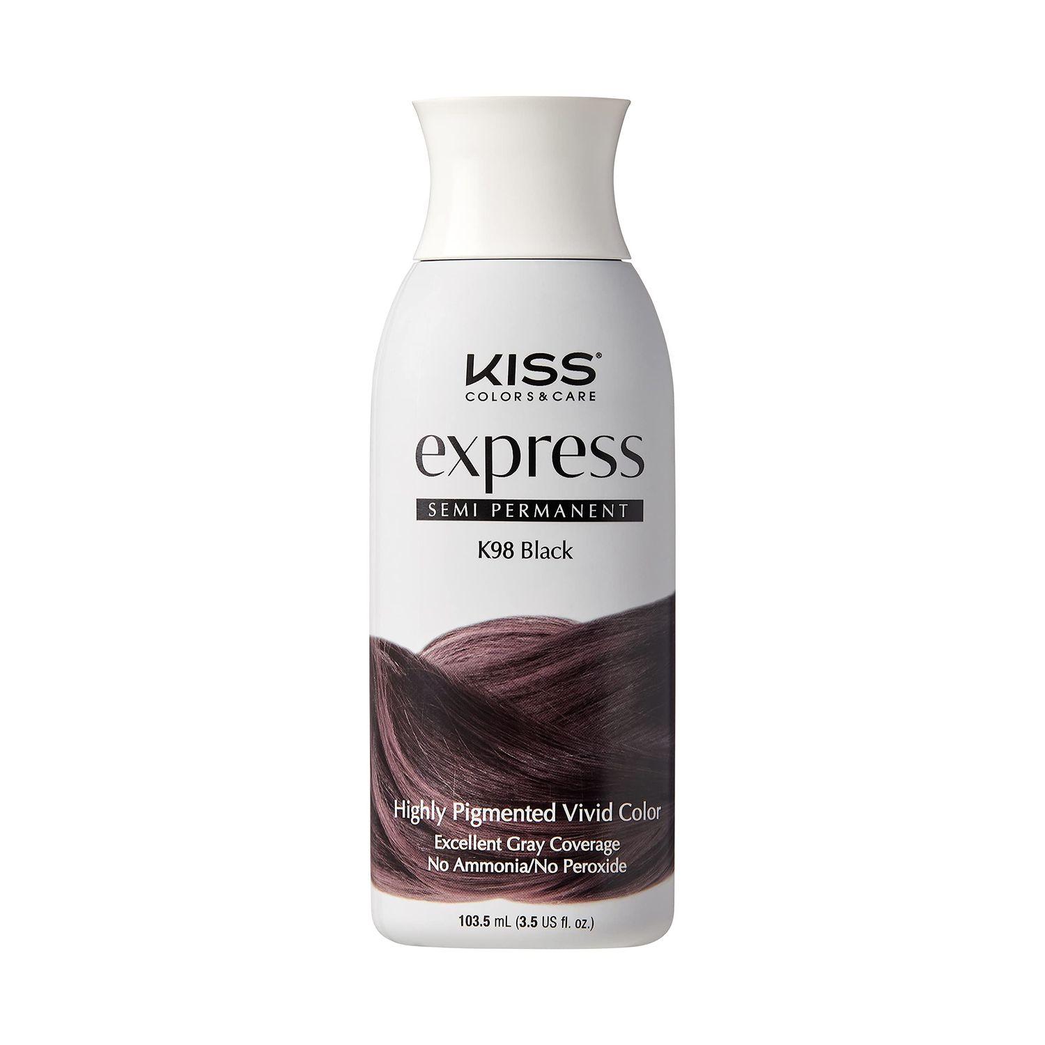 Kiss: Express Semi Permanent Hair Color - Black K98-Black